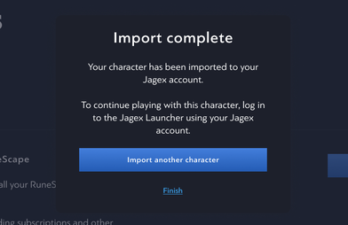 Upgrade your RuneScape character to Jagex account – Support